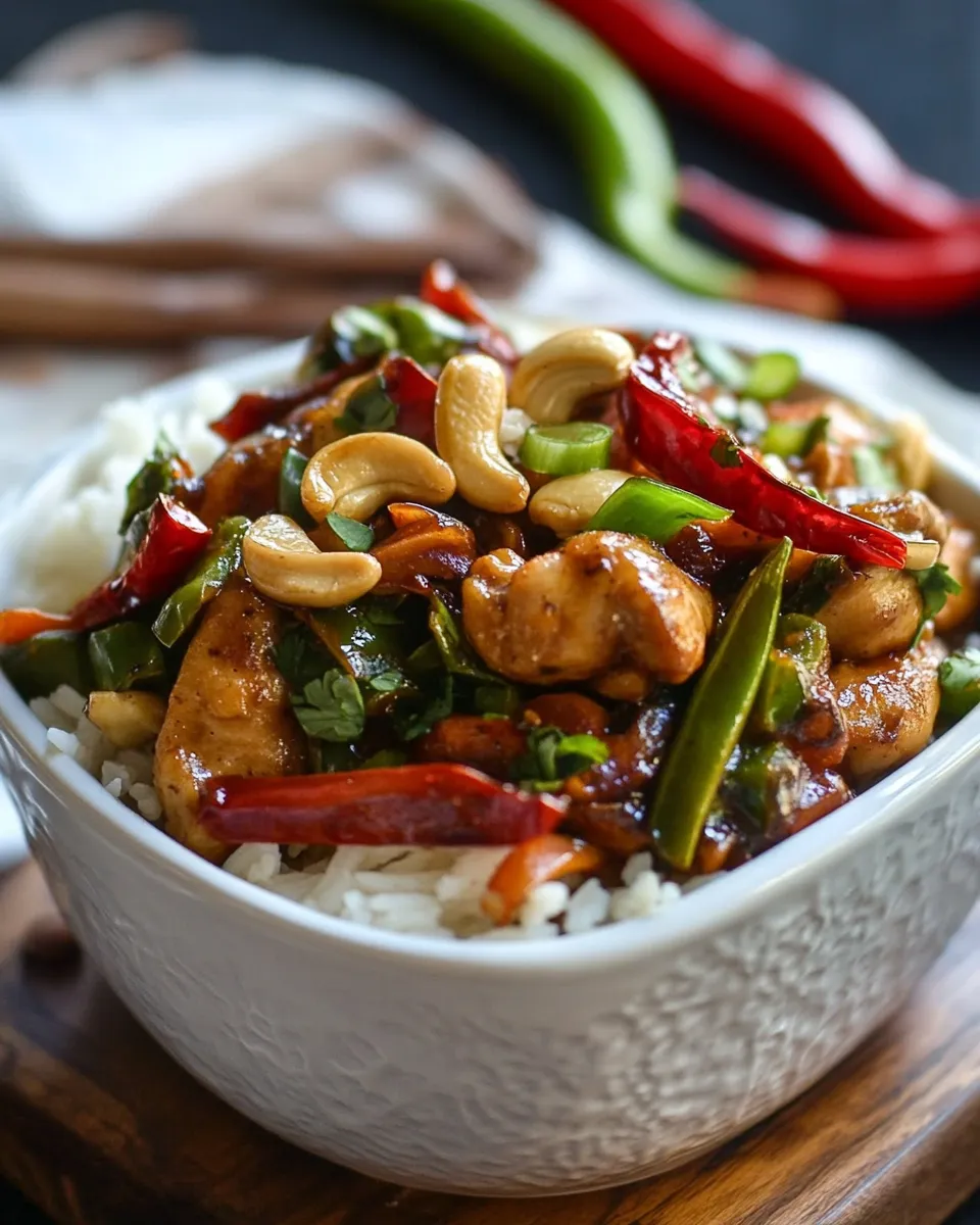 Easy Spicy Cashew Chicken picture