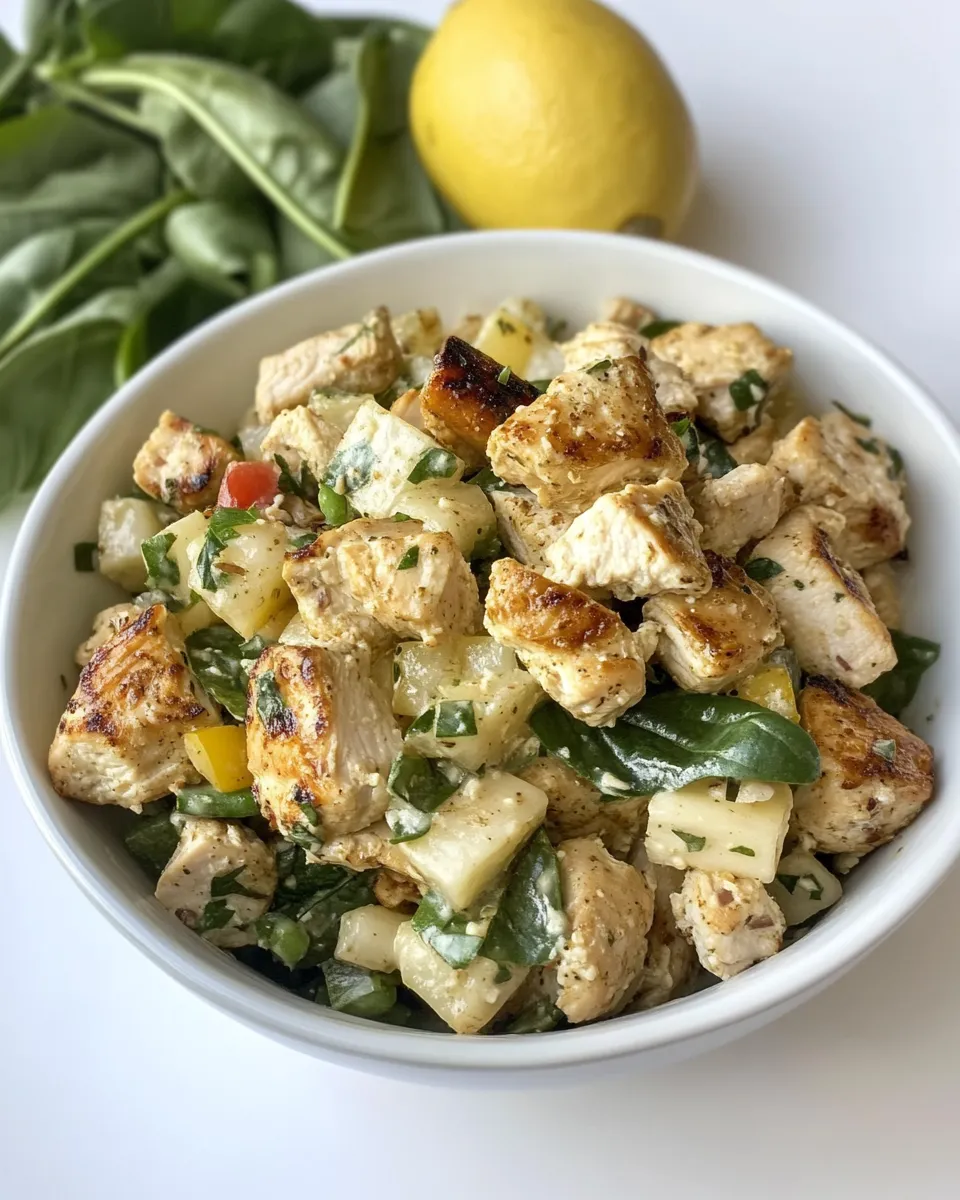 Delicious Spicy Chicken Salad with Ginger and Lemon image