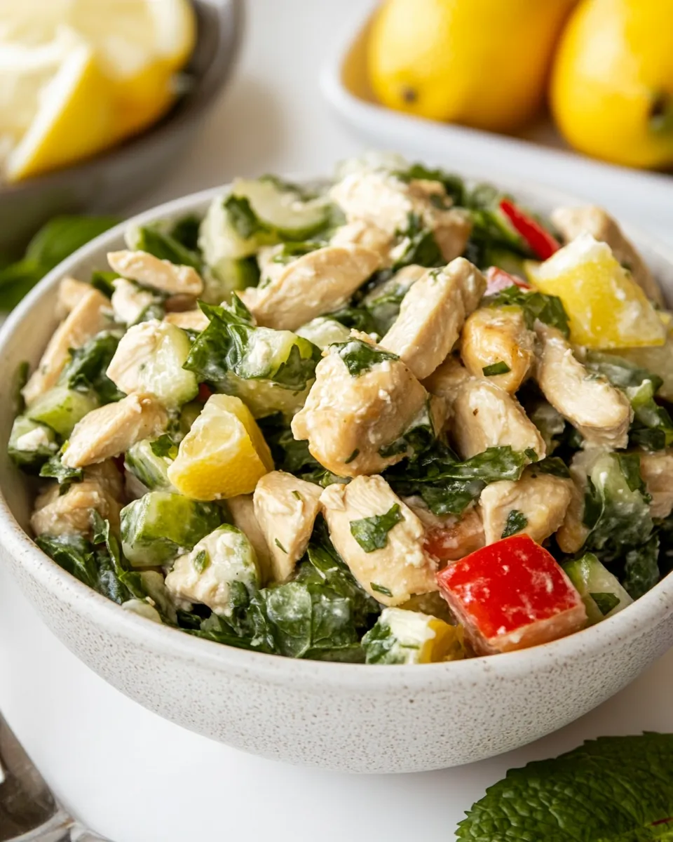 Easy Spicy Chicken Salad with Ginger and Lemon picture
