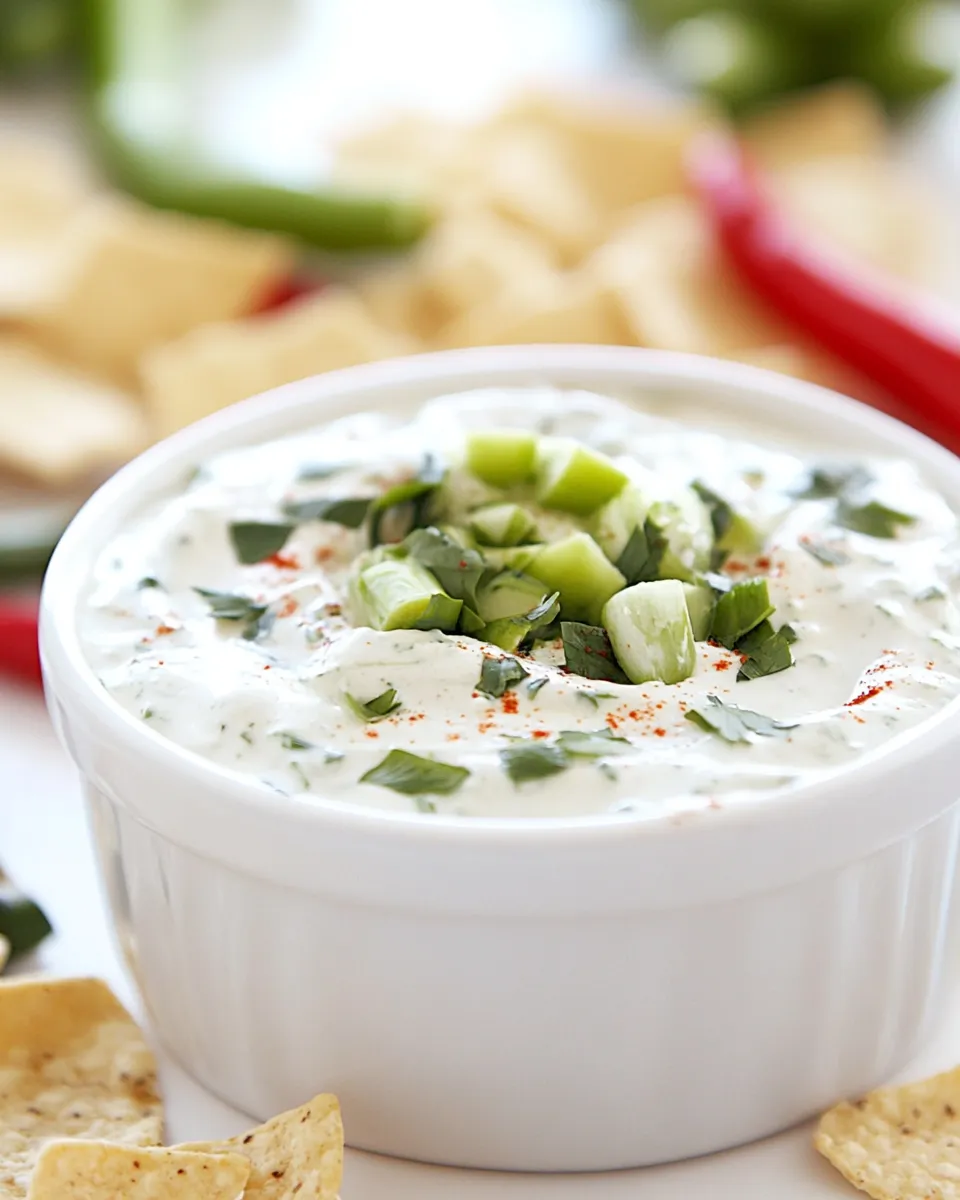 Easy Spicy Ranch Dip recipe image