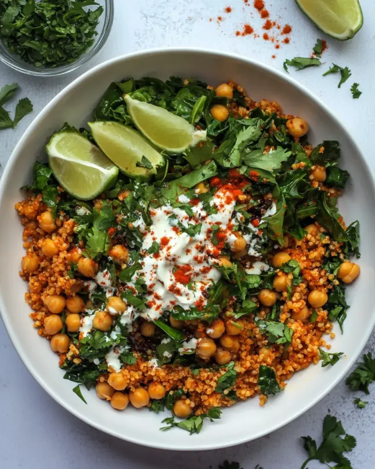 Homemade Spicy Vegan Chickpea Moroccan Couscous photo