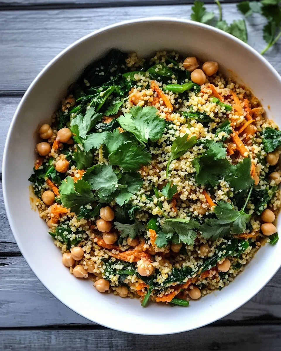 Classic Spicy Vegan Chickpea Moroccan Couscous image