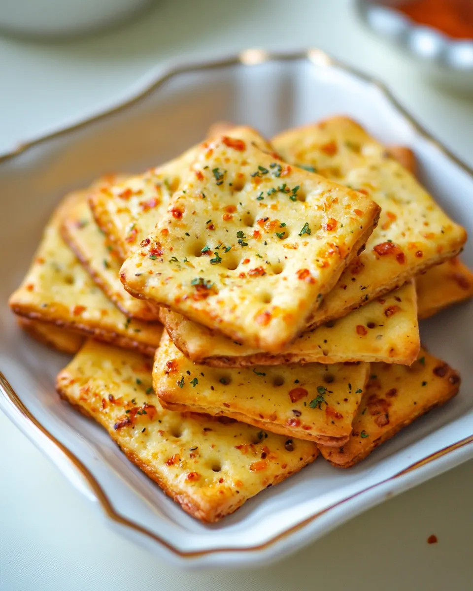 Easy Spicy Whole Grain Crackers recipe photo