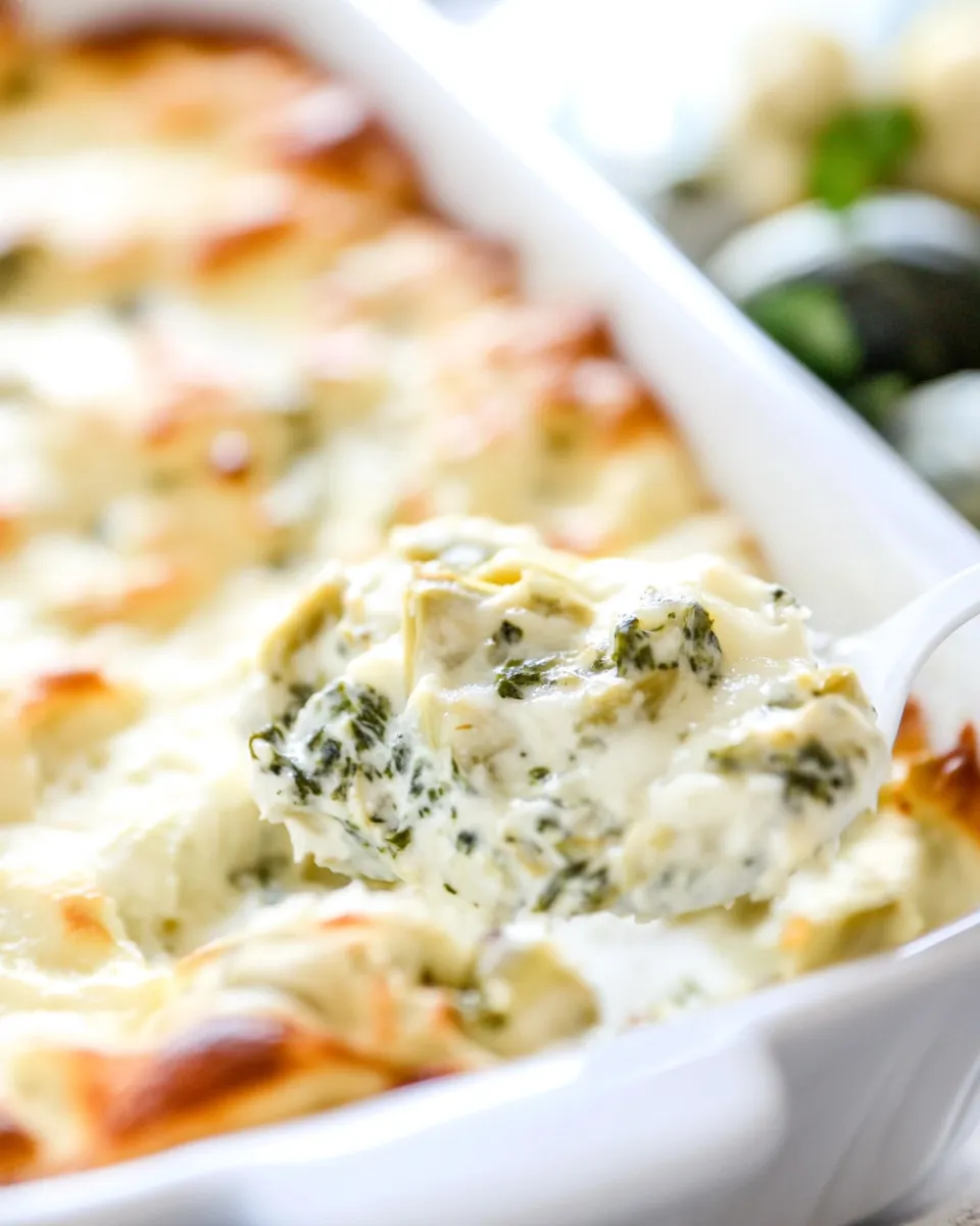 Homemade Spinach Artichoke Dip photo