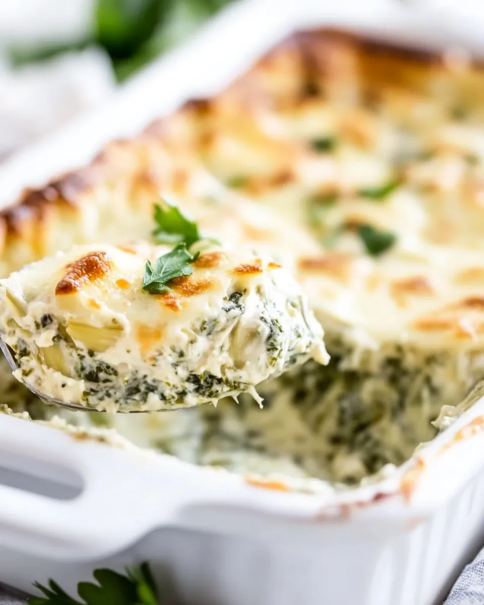 Easy Spinach Artichoke Dip recipe photo