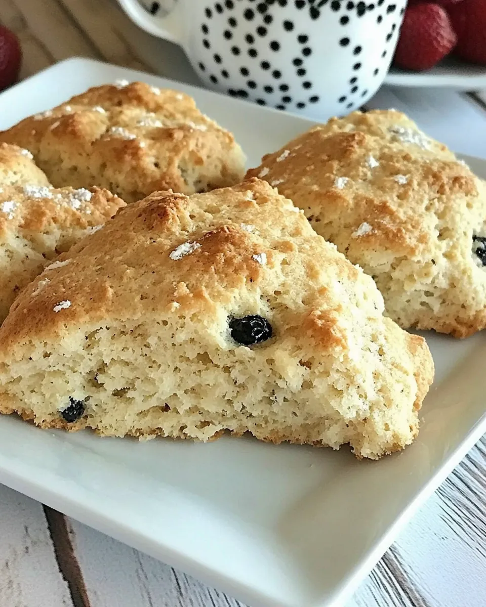 Delicious Spotted Dog Scones shot