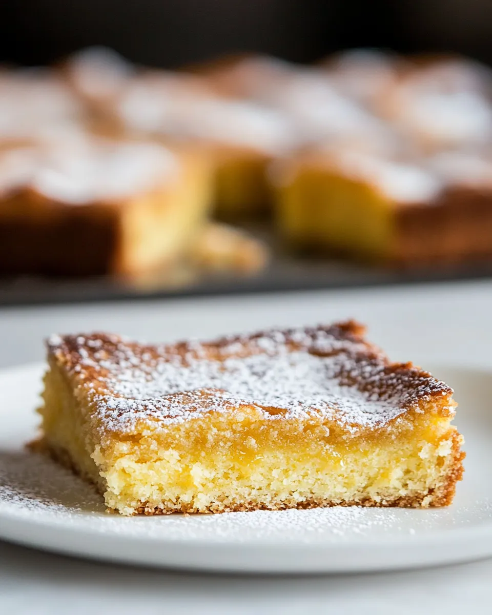 Classic St Louis gooey butter cake image