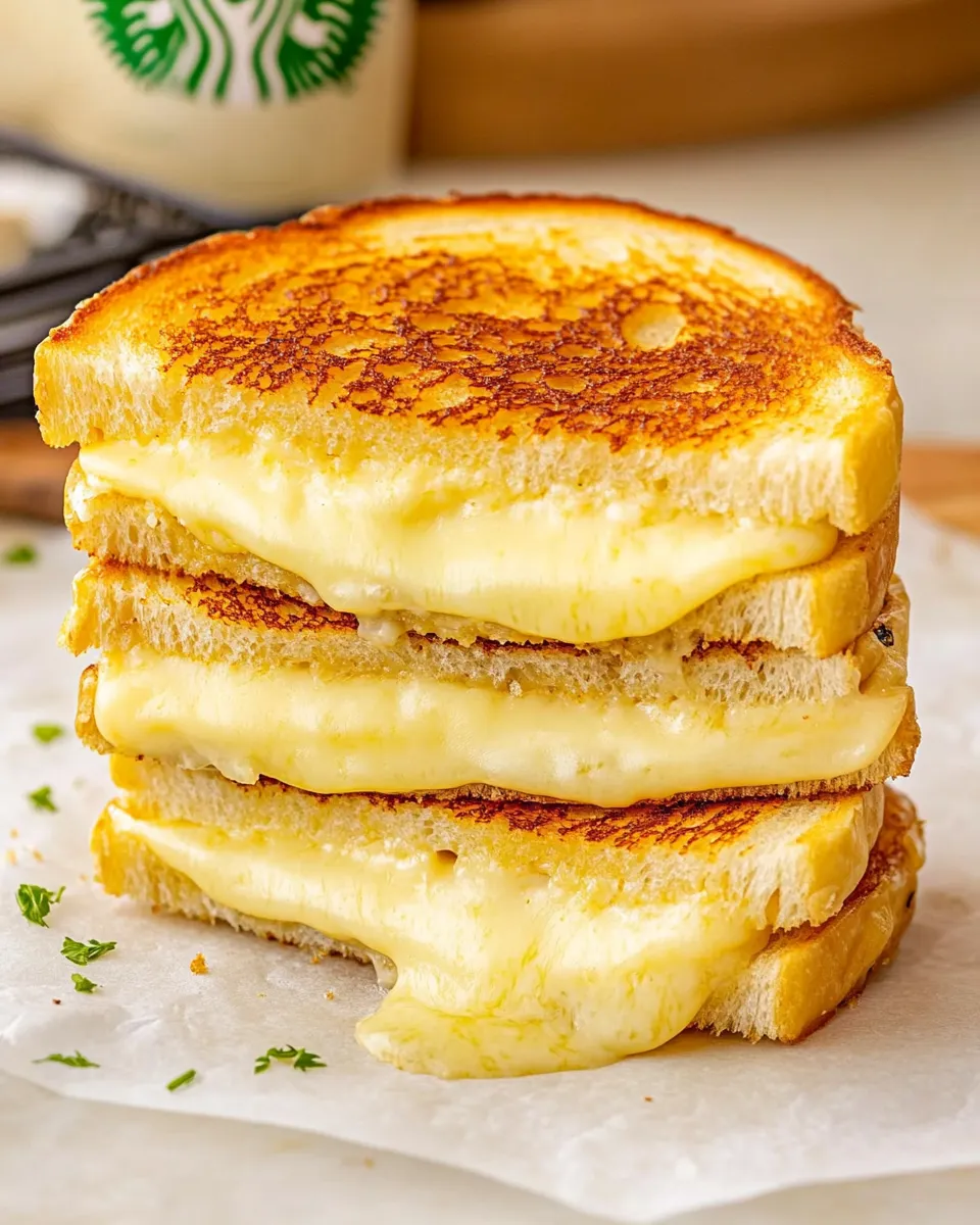 Homemade Starbucks Grilled Cheese Sandwich Recipe (Easy Copycat) photo