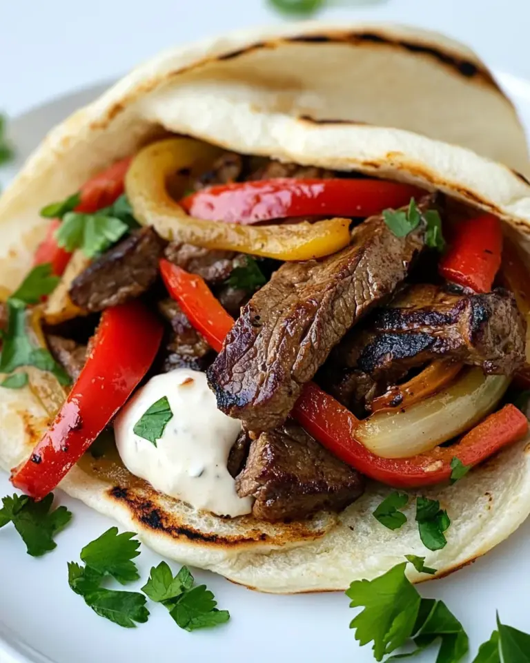 Homemade Steak Fajita Sandwiches photo