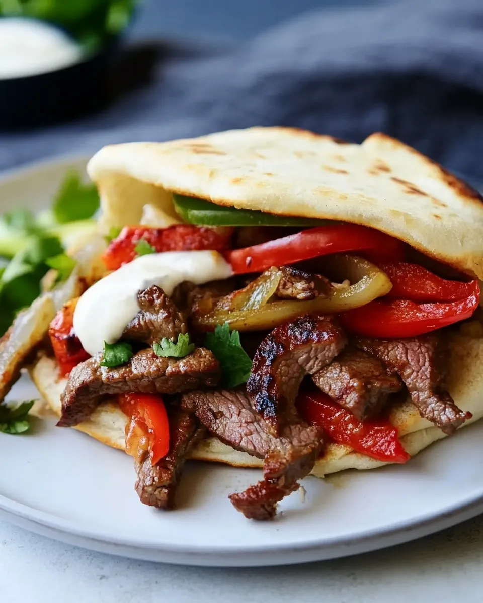 Classic Steak Fajita Sandwiches image