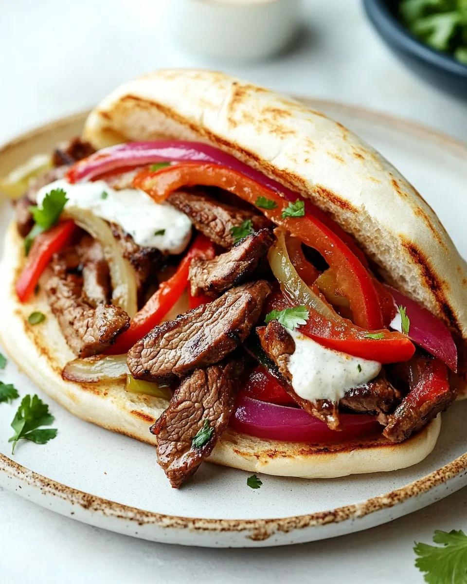 Easy Steak Fajita Sandwiches picture