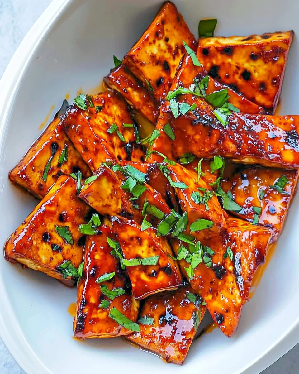Classic Sticky Baked Harissa Tofu image