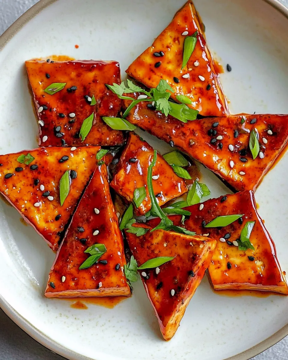 Easy Sticky Baked Harissa Tofu picture