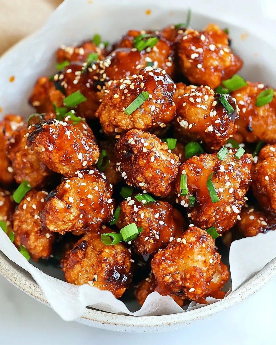 Classic Sticky Honey Garlic Cauliflower Wings image