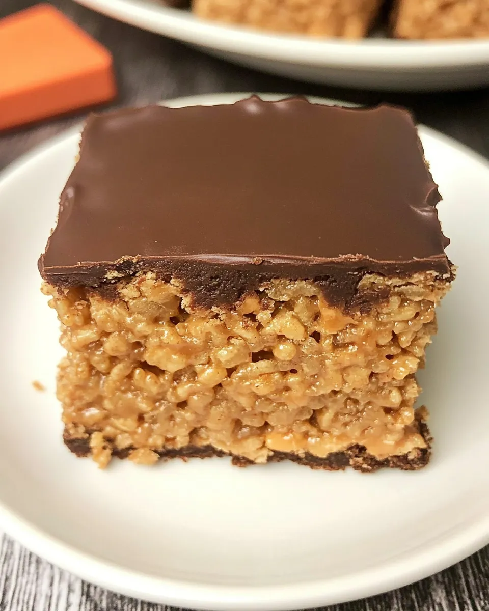 Classic Stuffed Peanut Butter Rice Krispie Treats image