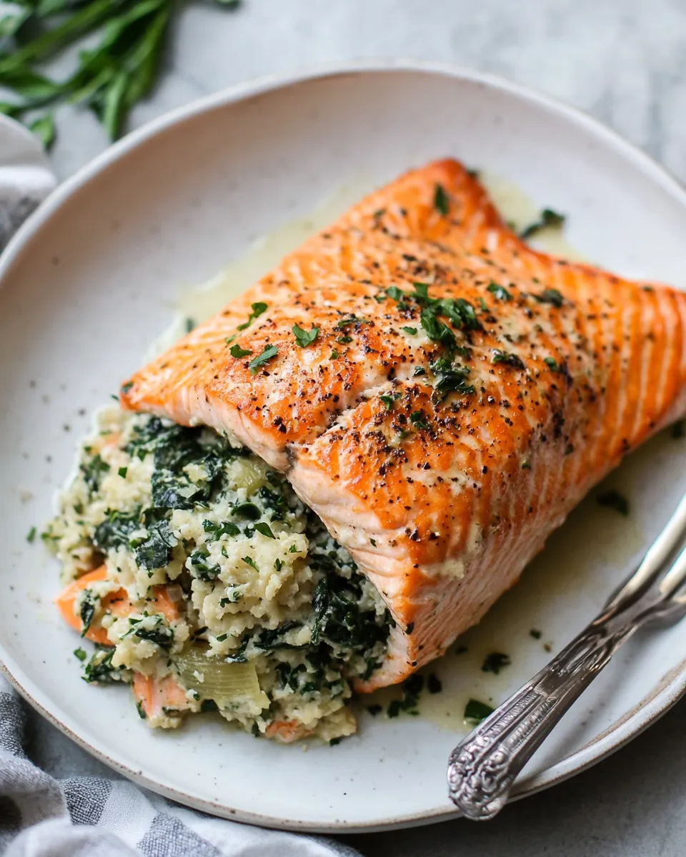 Classic Stuffed Salmon image