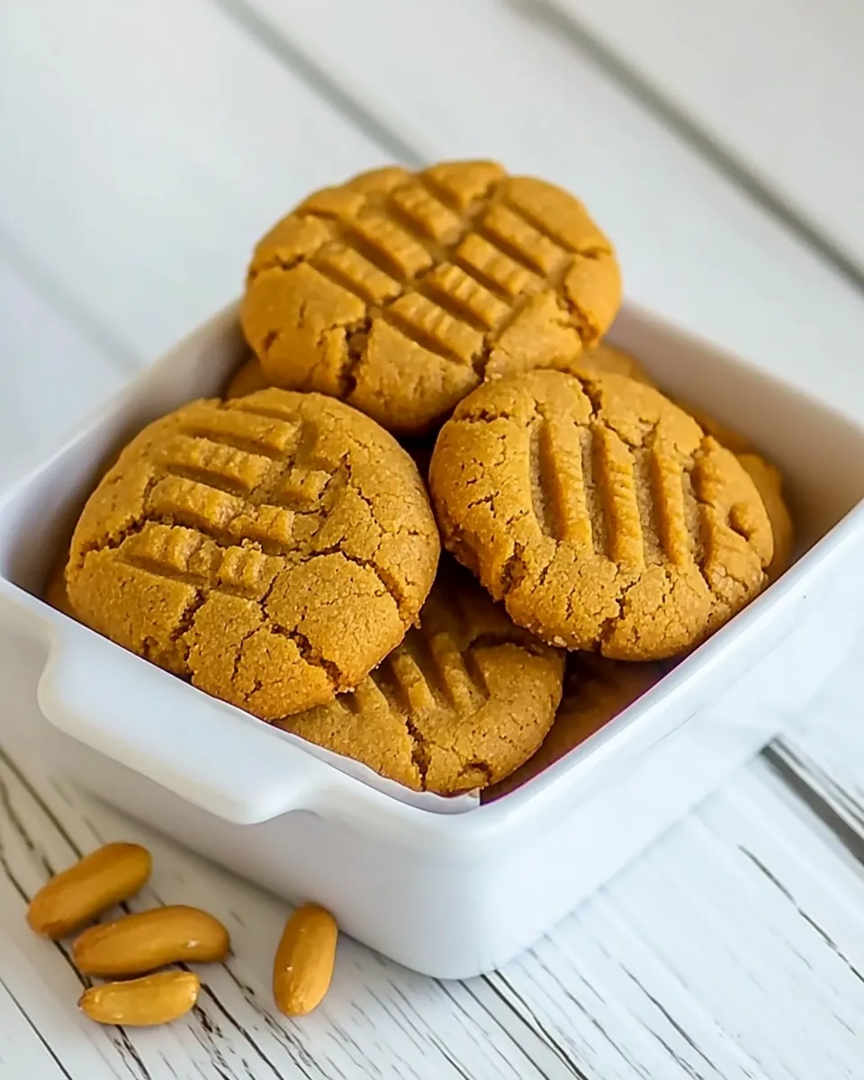 Delicious Sugar-Free Peanut Butter Cookies image
