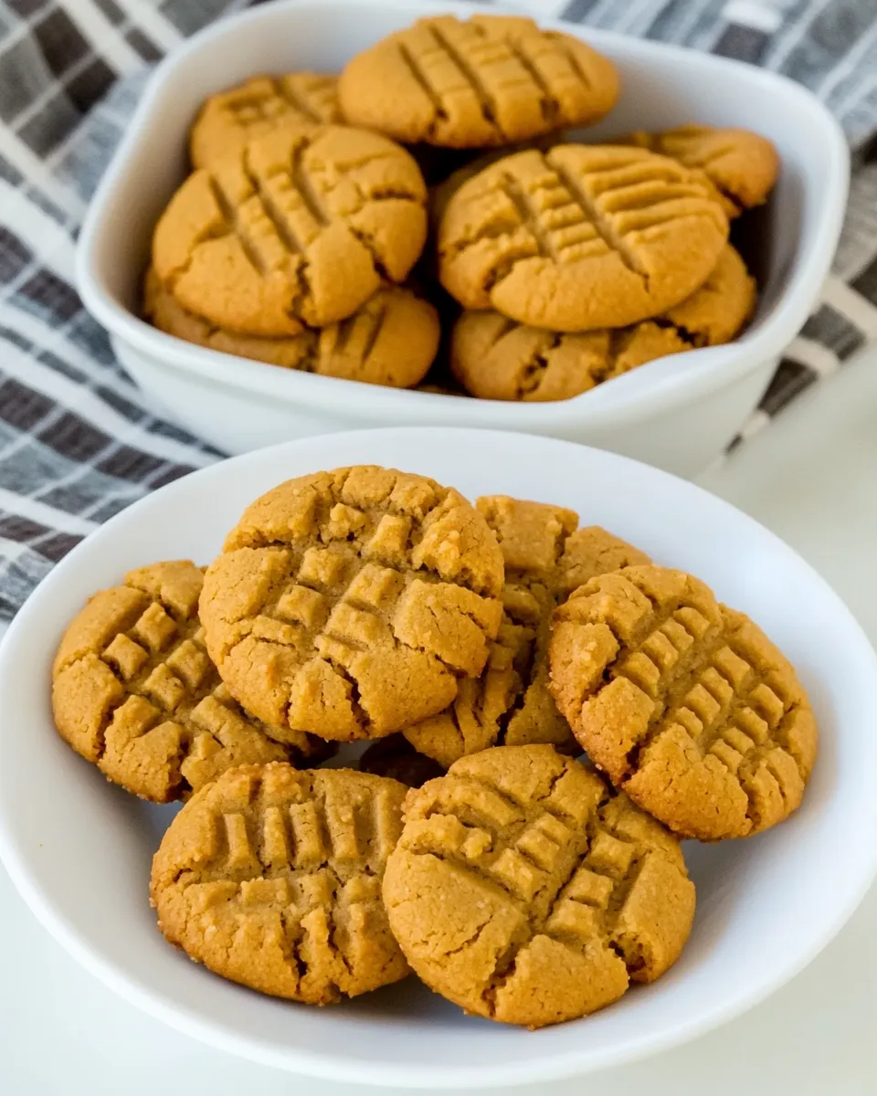 Easy Sugar-Free Peanut Butter Cookies recipe photo