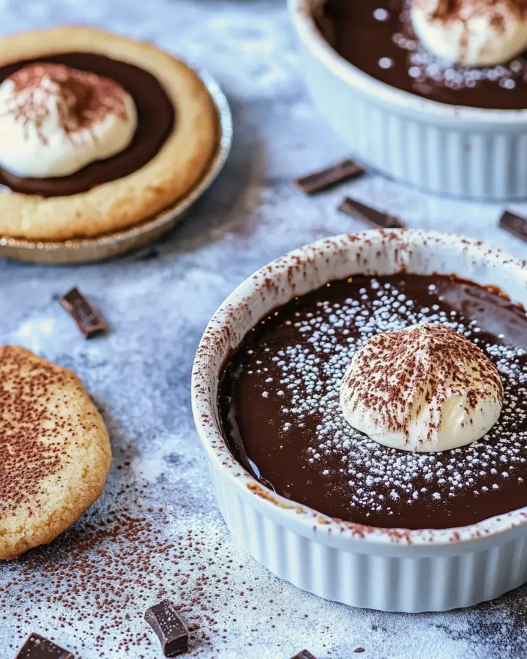 Homemade Sugar Cookie Chocolate Crme Brle. photo