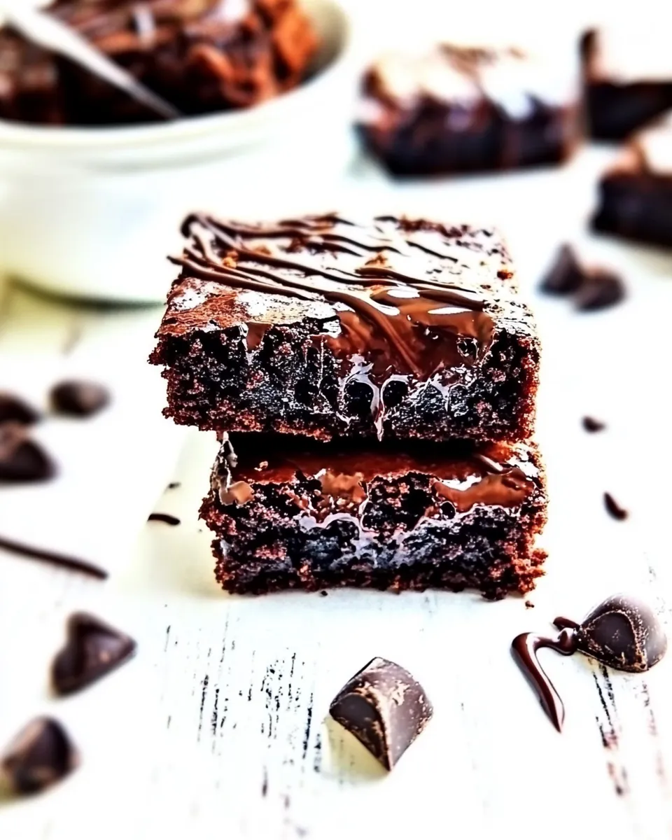 Classic Super Moist & Fudgy Brownies with Chocolate Ganache image