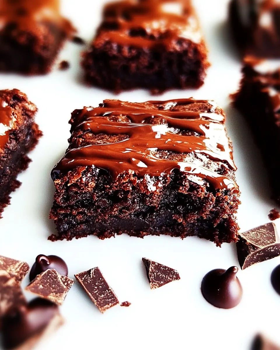Easy Super Moist & Fudgy Brownies with Chocolate Ganache picture