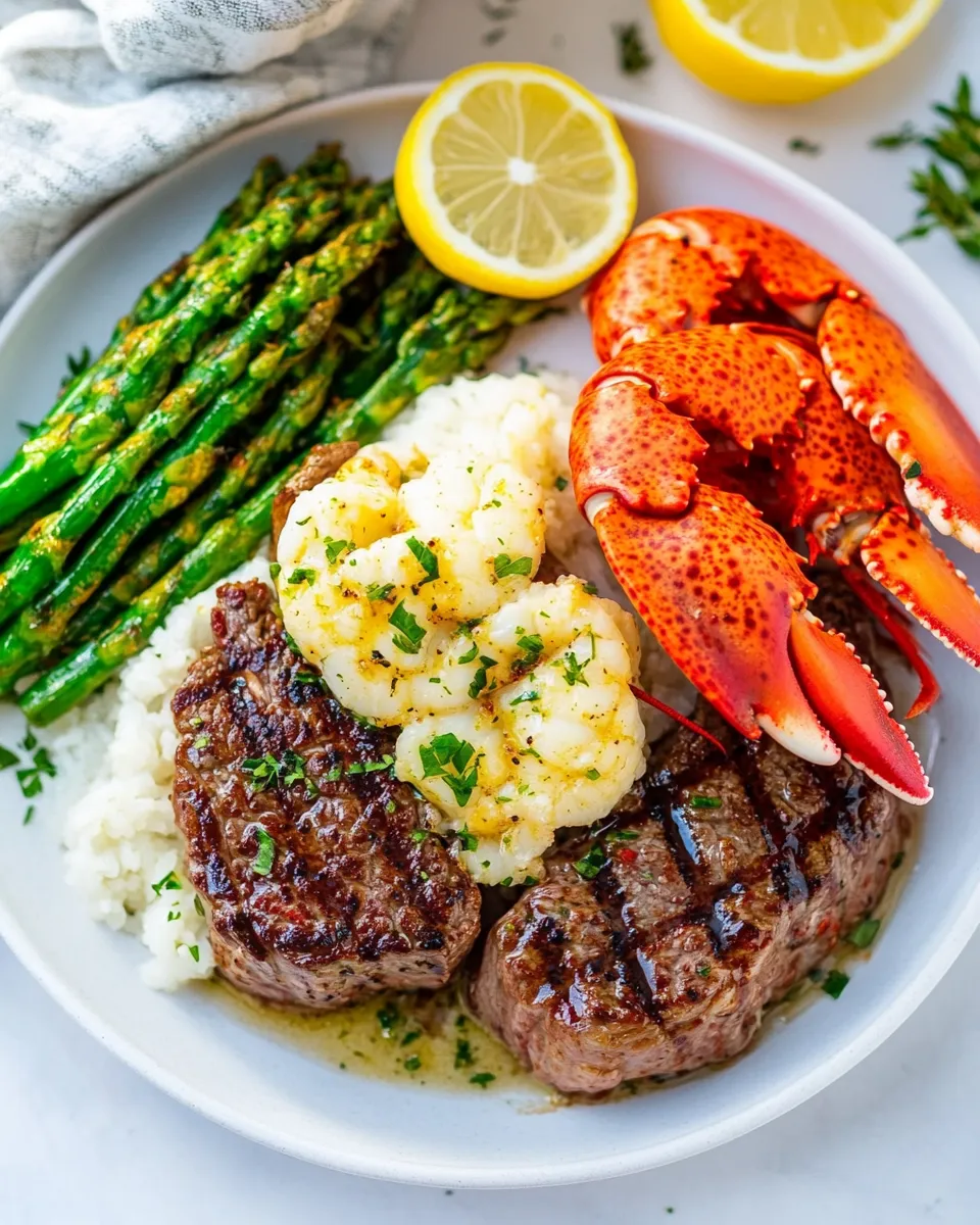 Classic Surf and Turf (Steak and Lobster) image