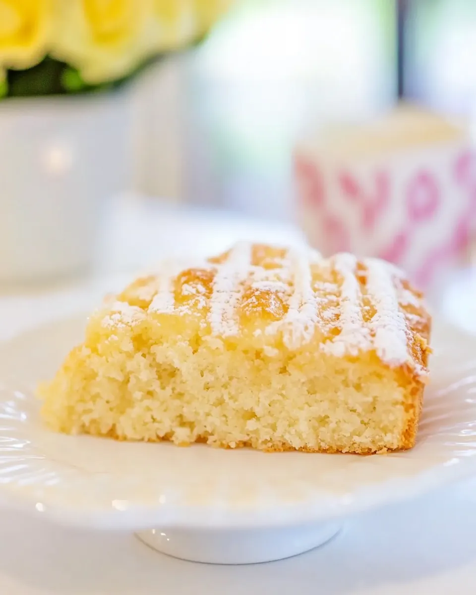 Delicious Sweet Cream Vanilla Coffee Cake shot