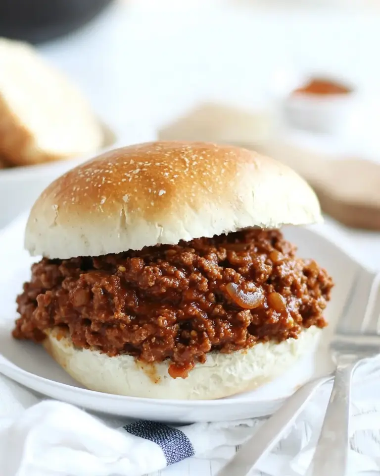 Homemade Sweet & Spicy Sloppy Joe Recipe photo
