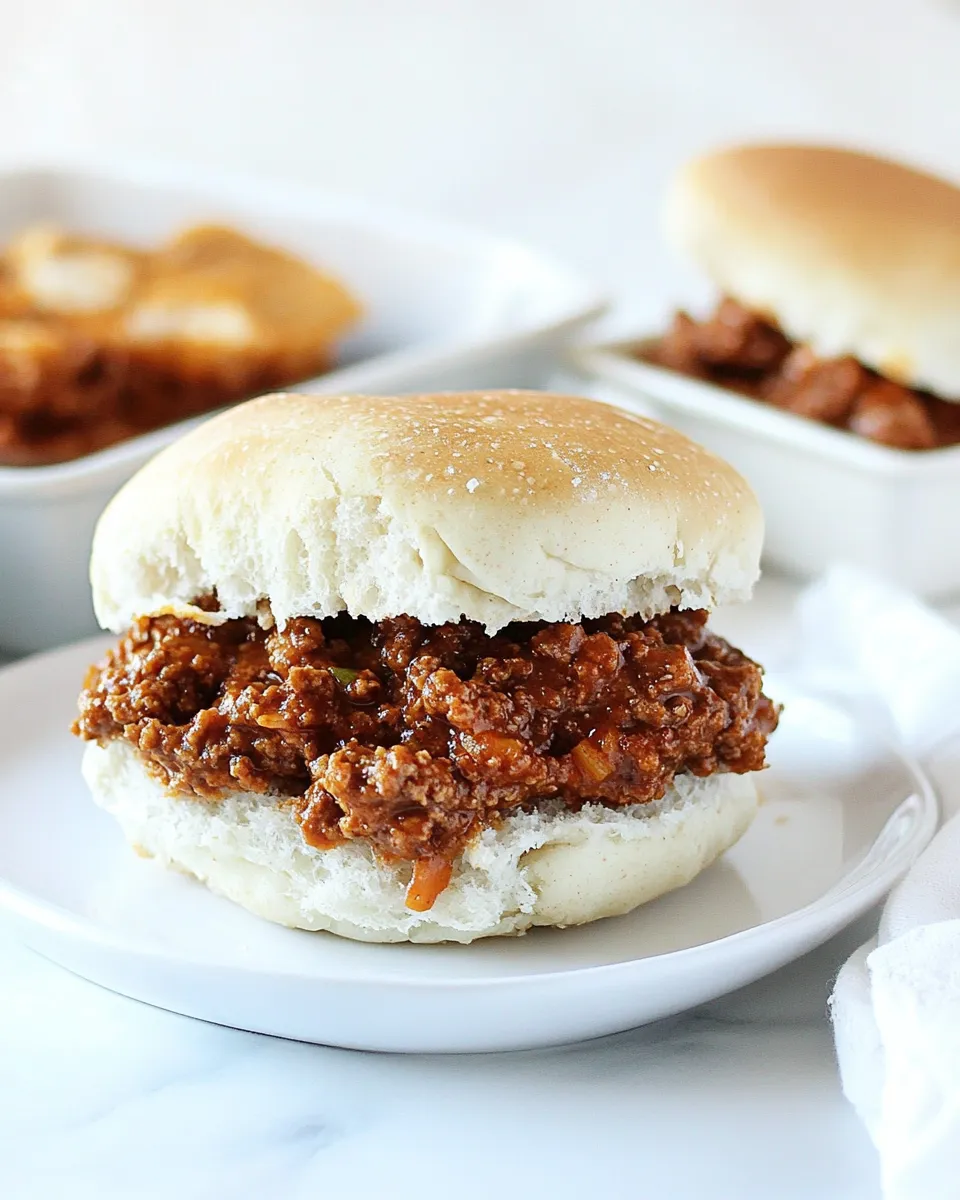 Classic Sweet & Spicy Sloppy Joe Recipe image
