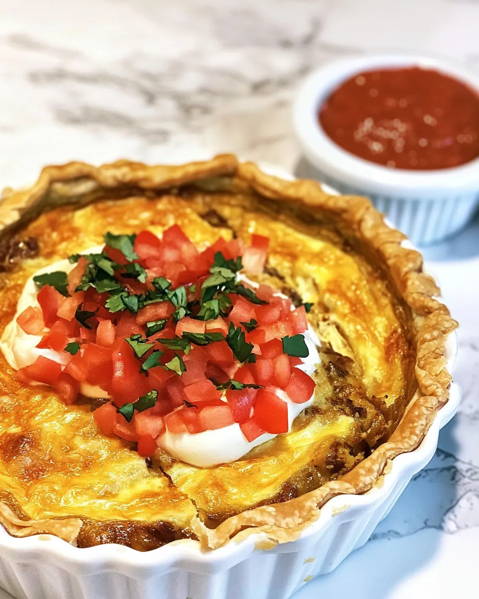 Classic Taco Ranch Quiche image