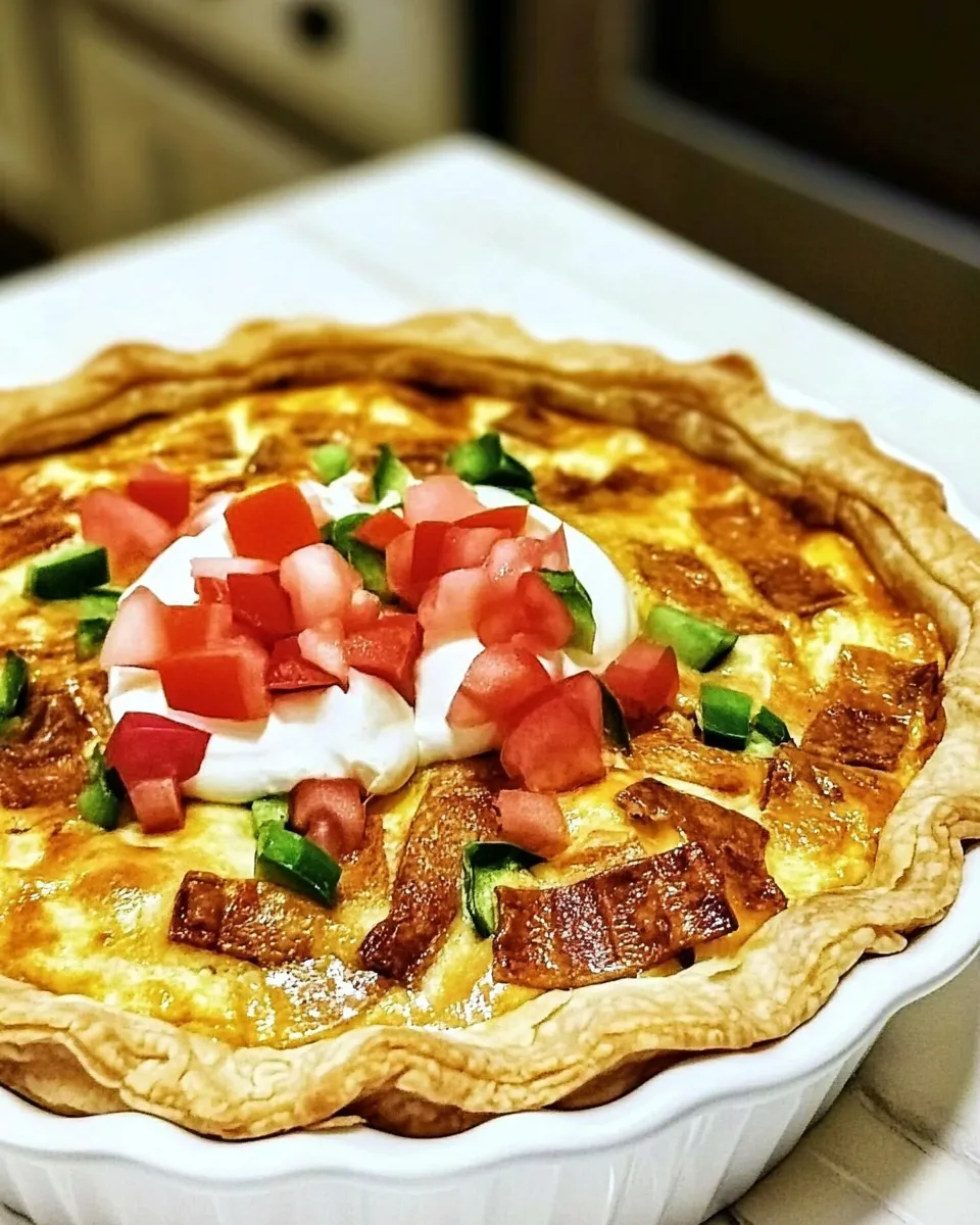 Easy Taco Ranch Quiche picture