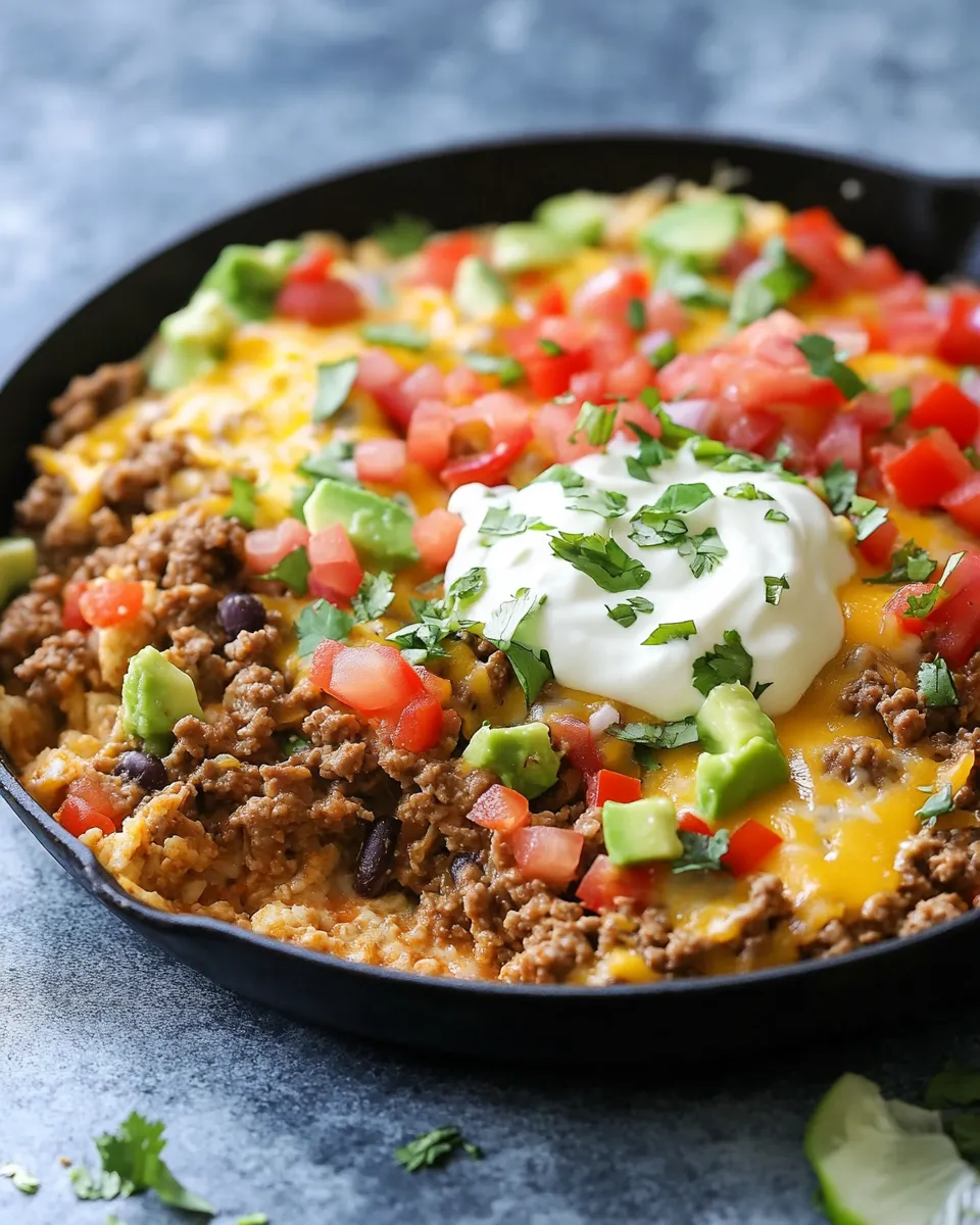 Homemade Taco Skillet (low-carb/Keto) photo