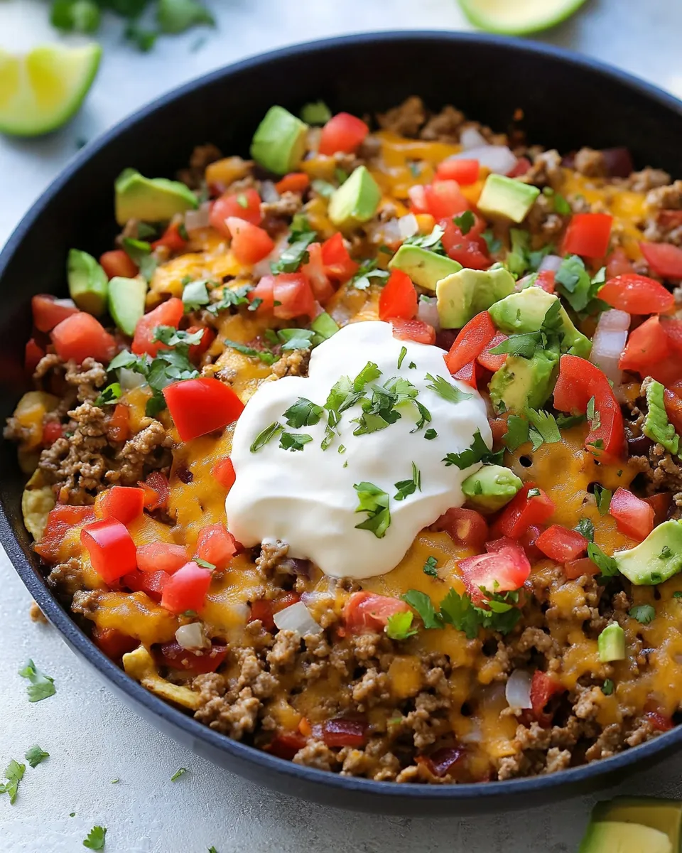 Easy Taco Skillet (low-carb/Keto) picture