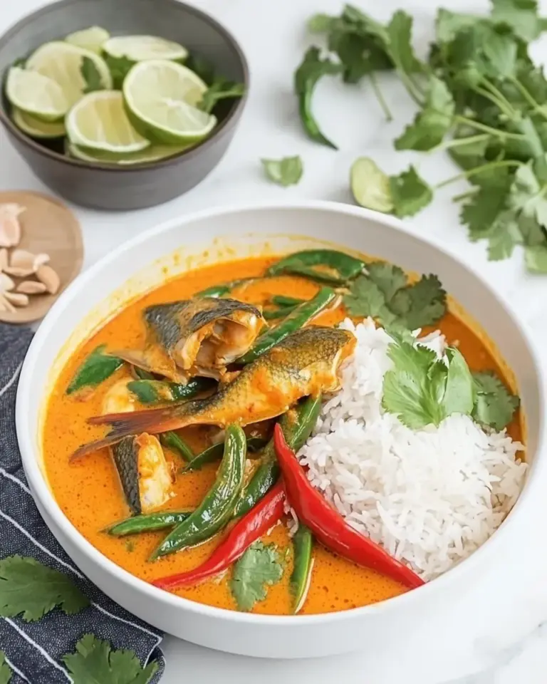 Homemade Thai Fish Curry photo