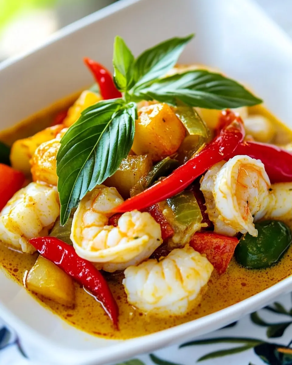 Homemade Thai Seafood Curry Recipe photo