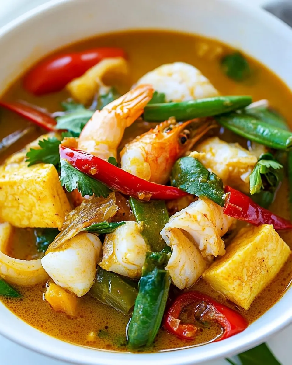 Classic Thai Seafood Curry Recipe image