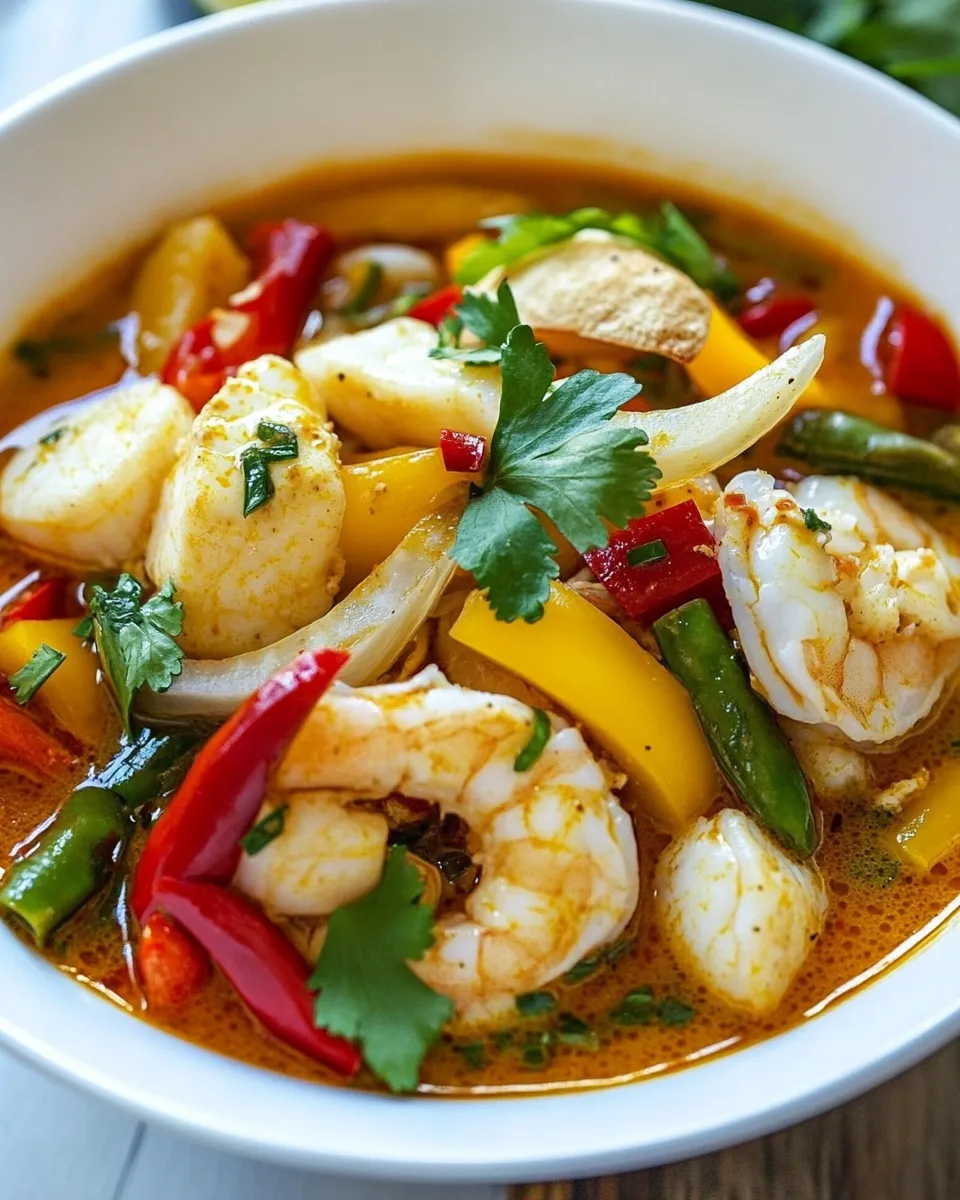 Easy Thai Seafood Curry Recipe picture