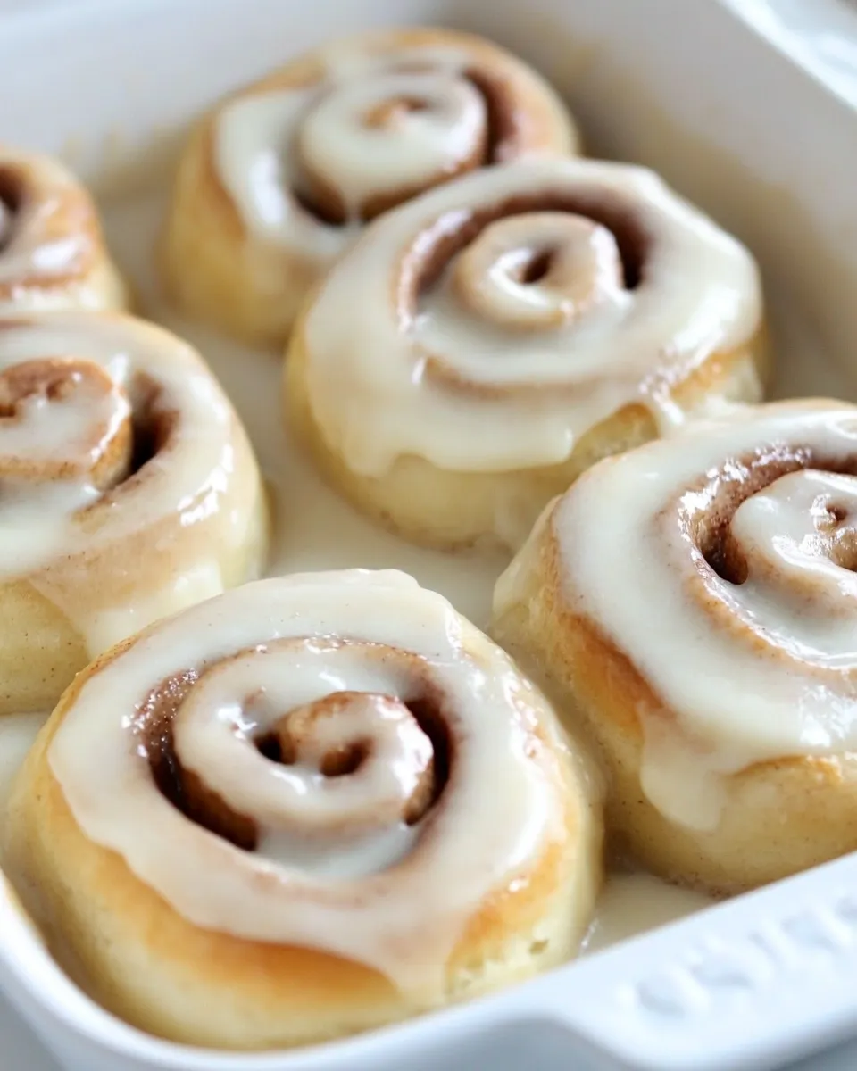 Delicious The Best Cinnabon Cinnamon Rolls shot