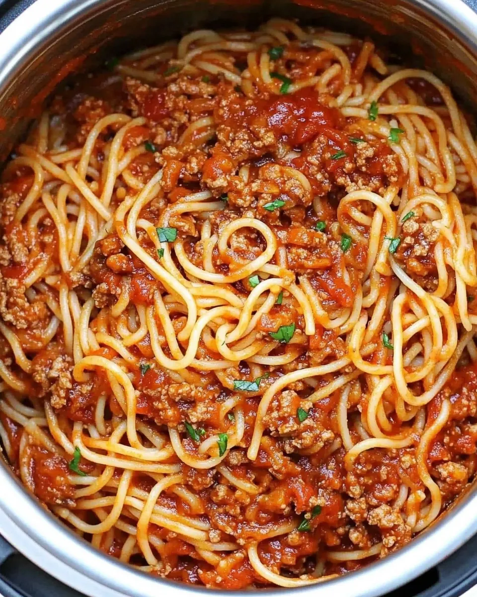 Classic The Best Instant Pot Spaghetti image