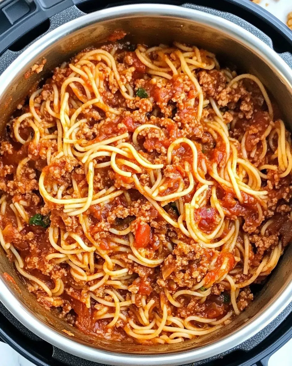 Easy The Best Instant Pot Spaghetti picture