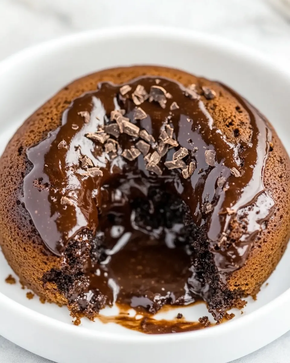 Delicious The Best and The Easiest Molten Chocolate Lava Cakes shot