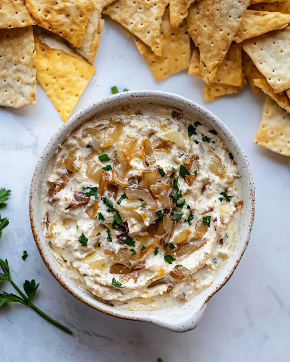 Homemade The Caramelized Onion Dip You Need To Make This Weekend! photo