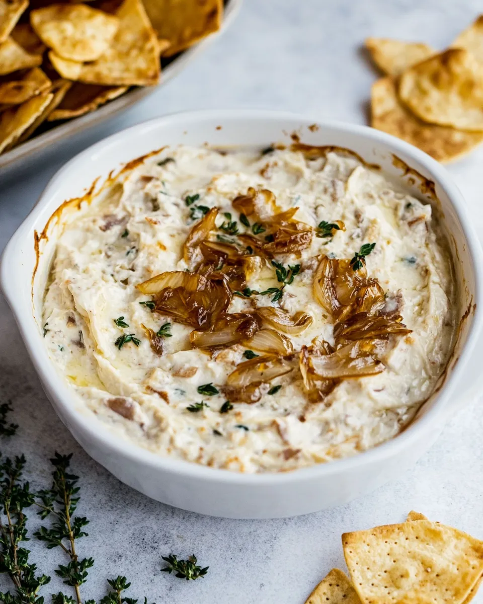 Easy The Caramelized Onion Dip You Need To Make This Weekend! picture