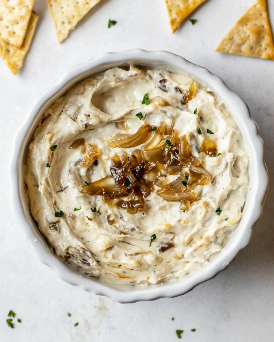 Delicious The Caramelized Onion Dip You Need To Make This Weekend! shot