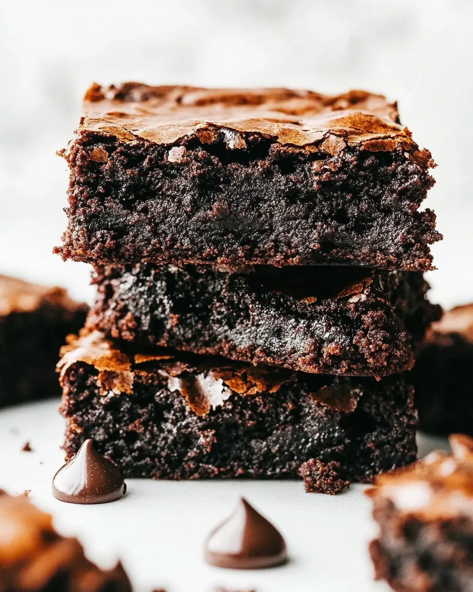 Delicious The MOST Perfect Brownies Ever! shot