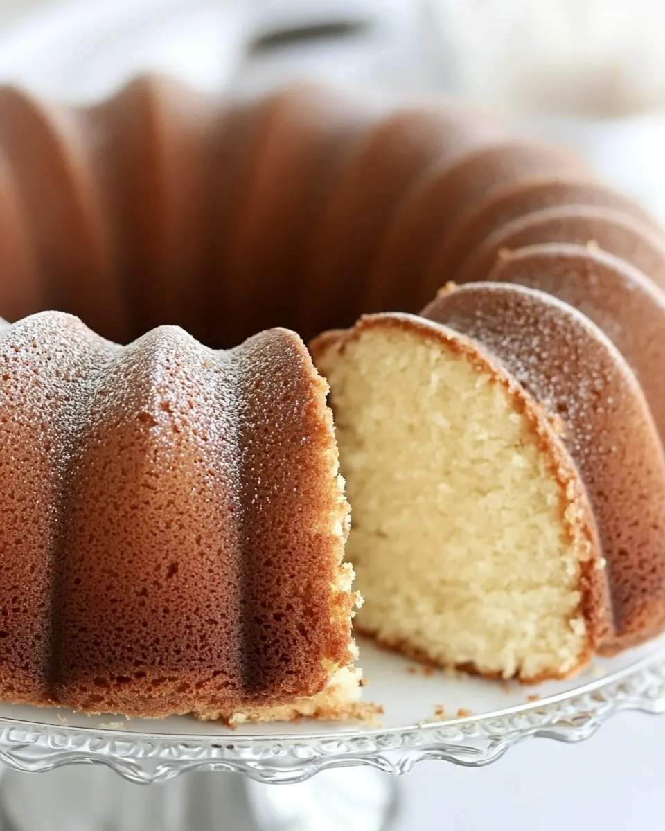 Classic This Easy Kentucky Pound Cake Proves that Butter has Never Looked Better image