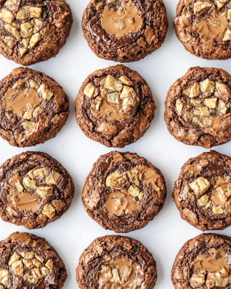 Homemade Toffee Brownie Cookies photo