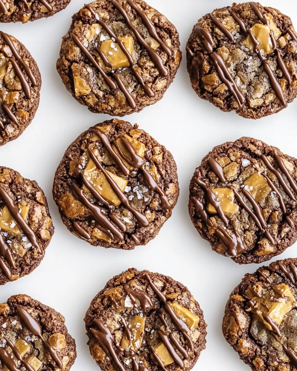 Delicious Toffee Brownie Cookies image