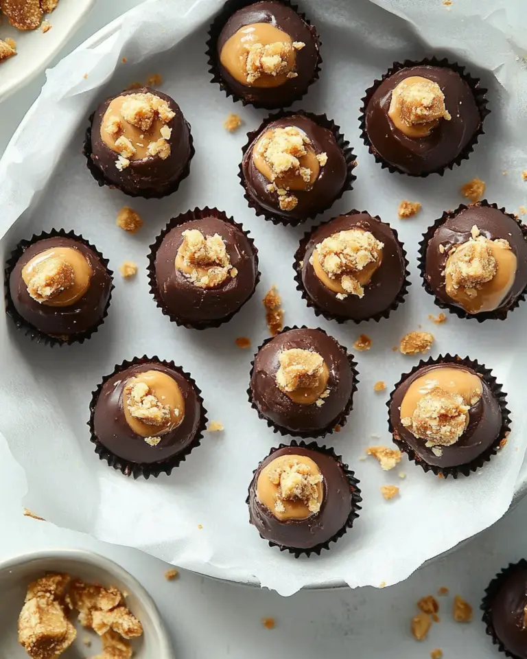 Homemade Toffee Crunch Peanut Butter Buckeyes photo