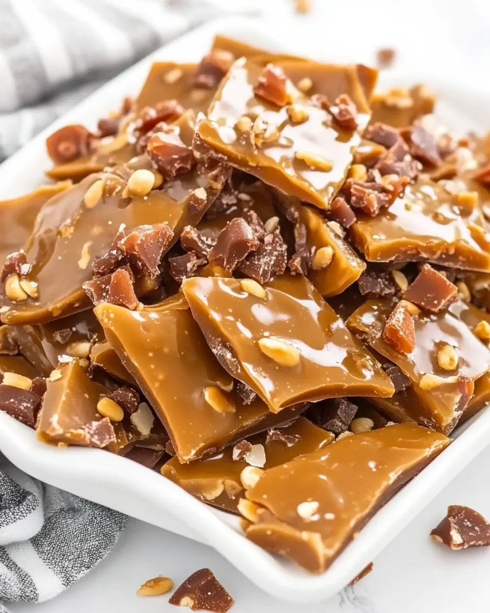 Delicious Toffee Recipe shot